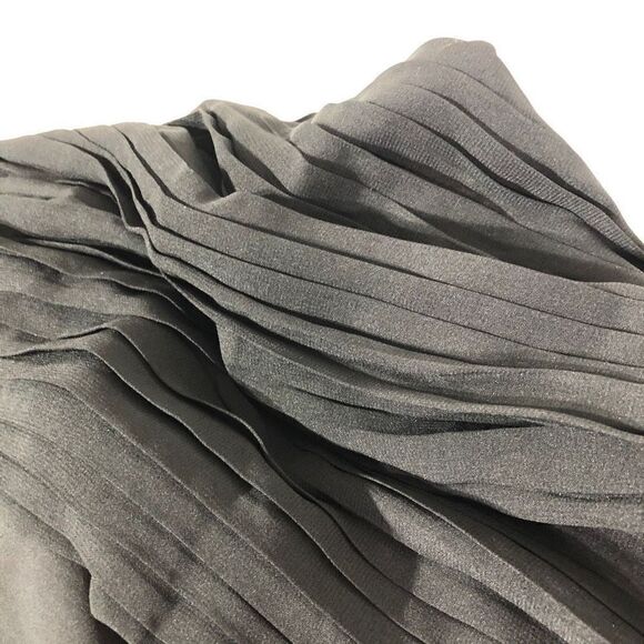 CW Classics Women's Pullover Semi Sheer Balloon Long Pleated Sleeves Blouse Size - Picture 9 of 16